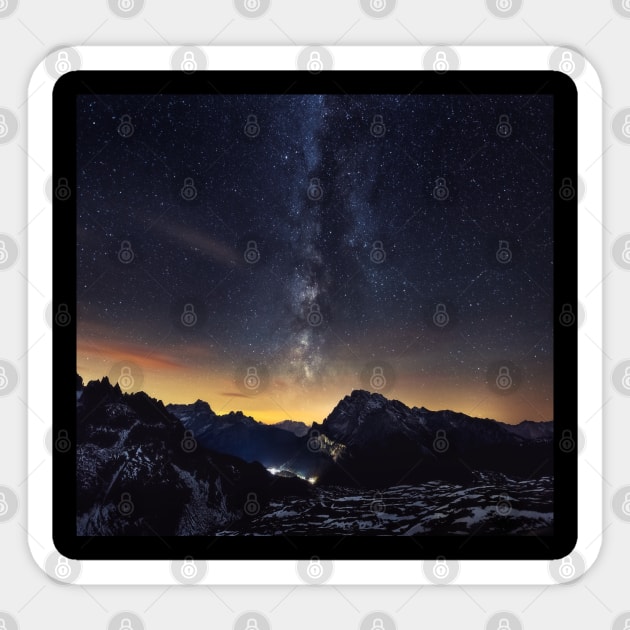 Starry Sky Sticker by Minimo Creation